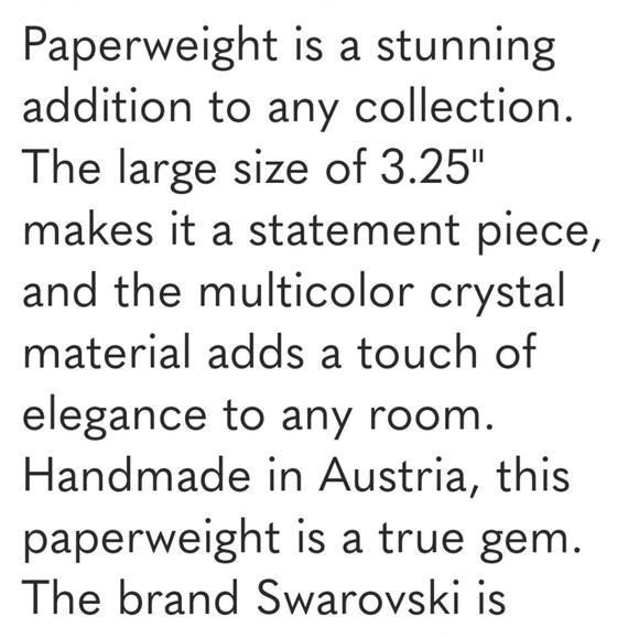 Swarovski Rio Cone Crystal - Picture 8 of 8